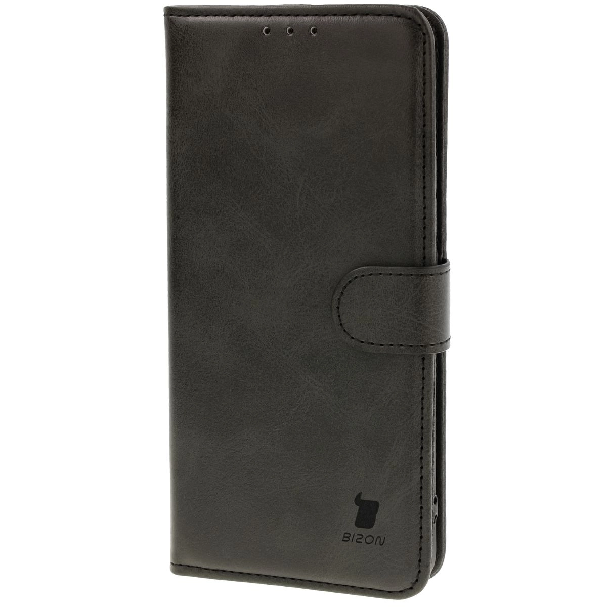 Etui Bizon z klapką Pocket do Xiaomi Redmi Note 14 Pro 5G/Poco X7 Czarny
