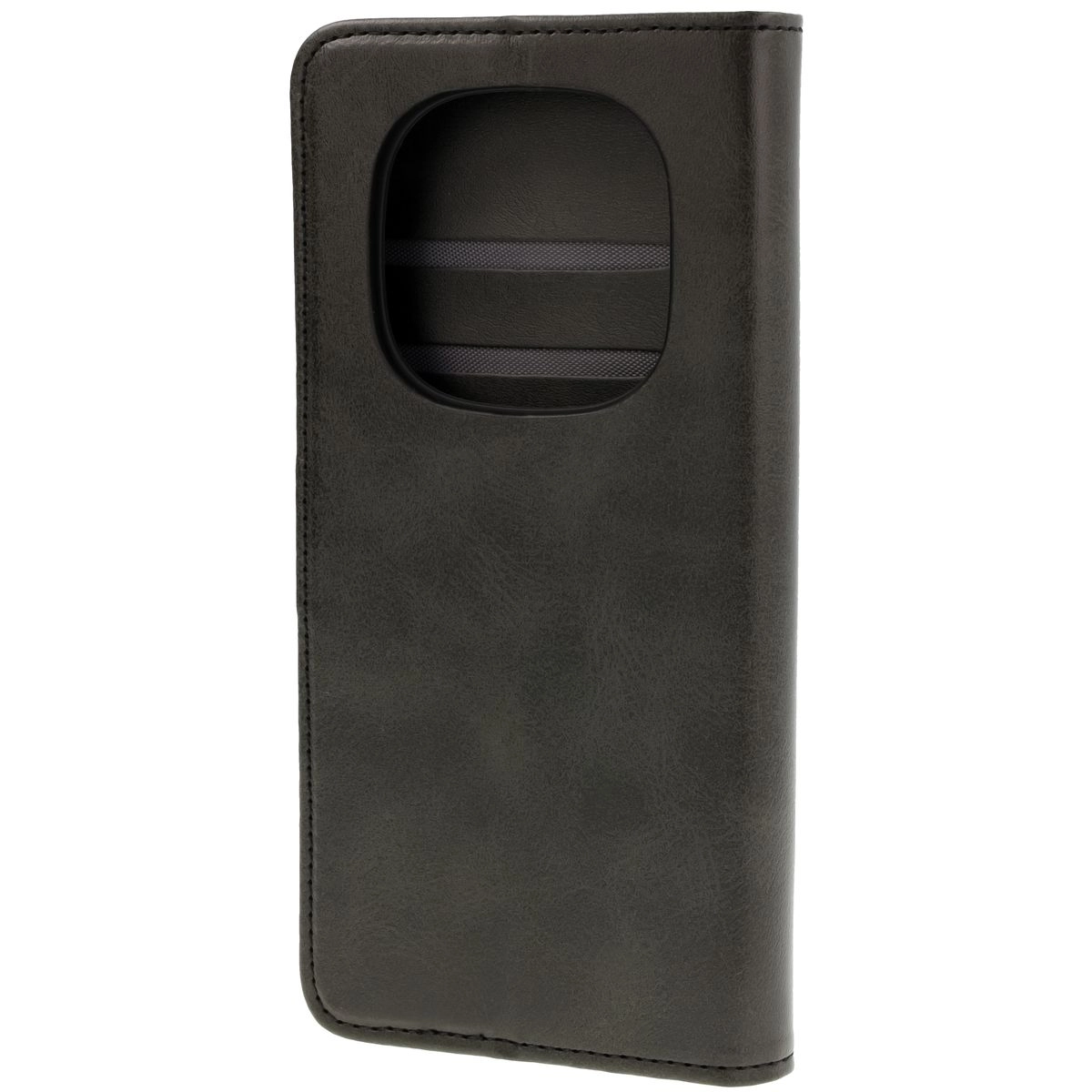 Etui Bizon z klapką Pocket do Xiaomi Redmi Note 14 Pro 5G/Poco X7 Czarny