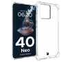 Etui Bizon Elastyczne Salpa do Motorola Edge 40 Neo Przezroczysty