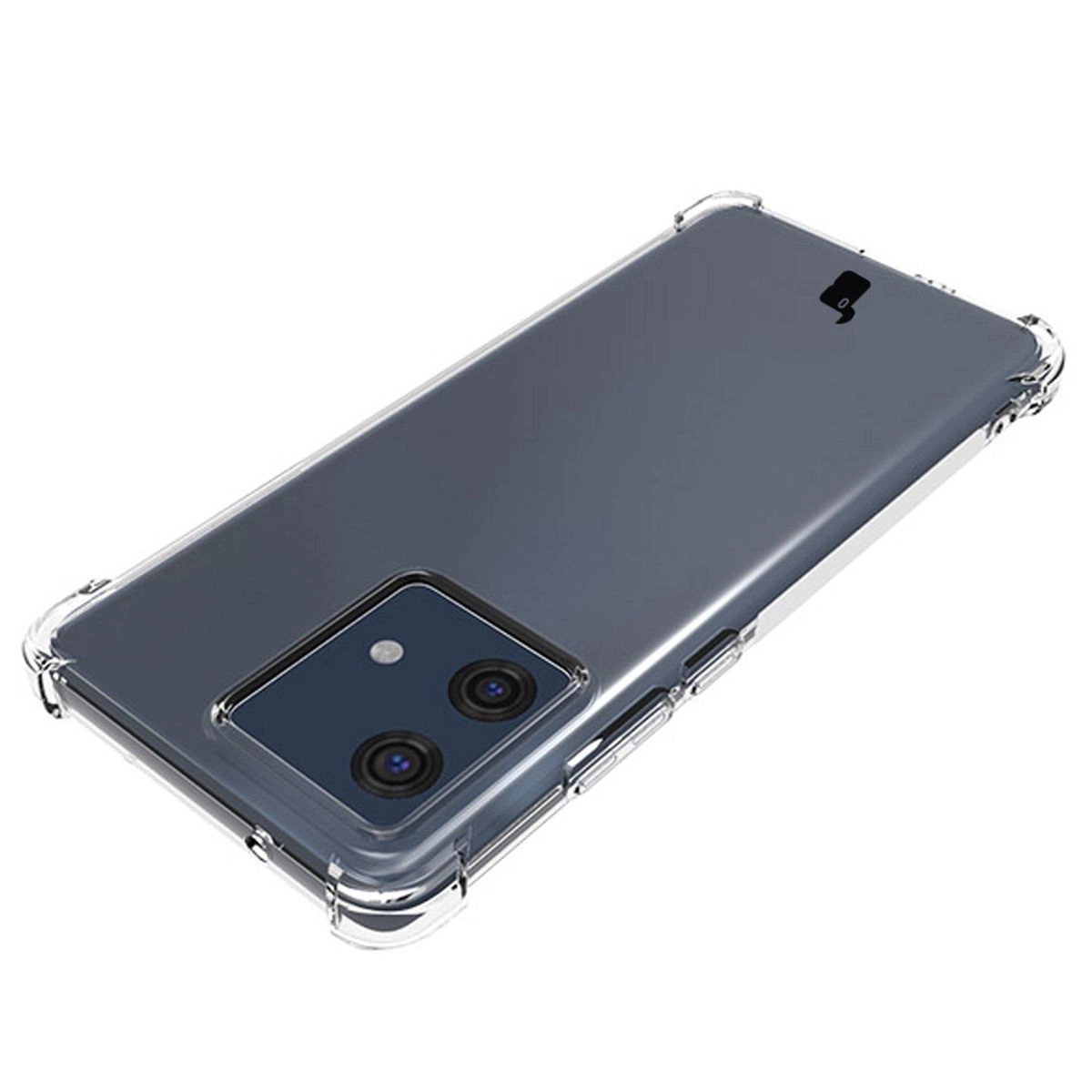 Etui Bizon Elastyczne Salpa do Motorola Edge 40 Neo Przezroczysty