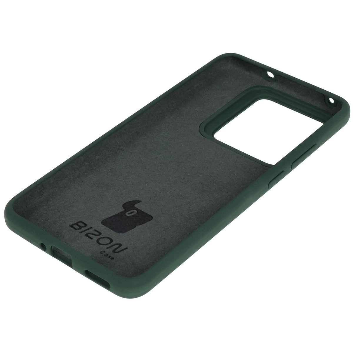 Etui Bizon Silikonowe Soft do Realme GT 7 Pro Ciemnozielony