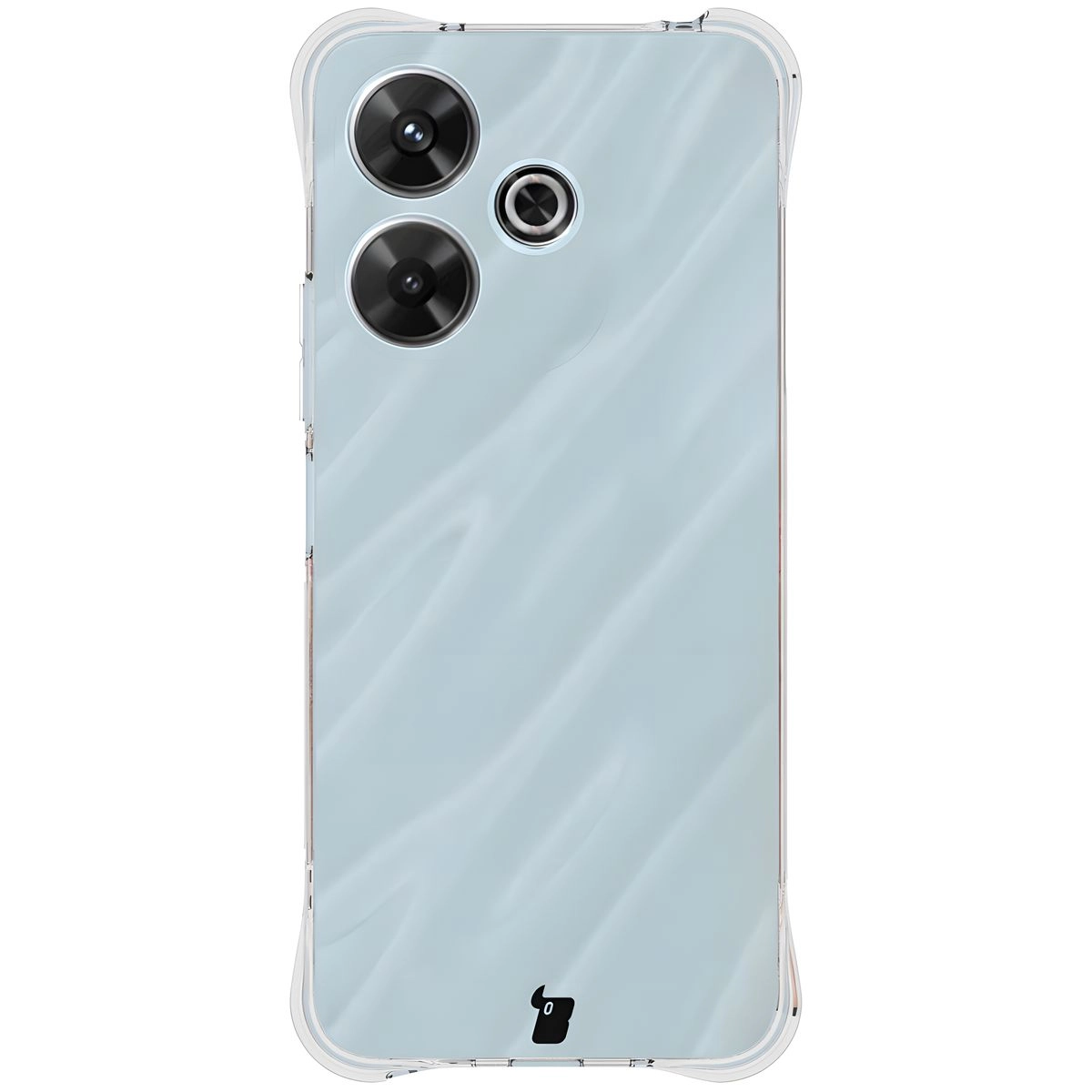 Etui Bizon Elastyczne Salpa do Xiaomi Redmi 13 4G Przezroczysty