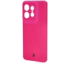 Etui Bizon Silikonowe Soft do Motorola Edge 50 Pro Neonowo-różowy
