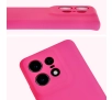 Etui Bizon Silikonowe Soft do Motorola Edge 50 Pro Neonowo-różowy