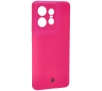 Etui Bizon Silikonowe Soft do Motorola Edge 50 Pro Neonowo-różowy