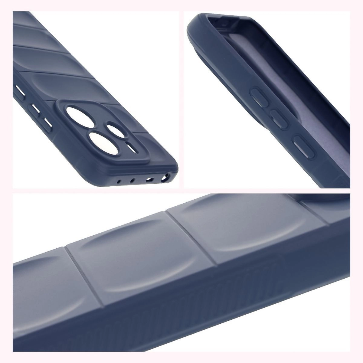 Etui Bizon Tur do Xiaomi Redmi Note 14 5G Granatowy