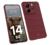 Etui Bizon Tur do Xiaomi Redmi Note 14 5G Ciemnofioletowy