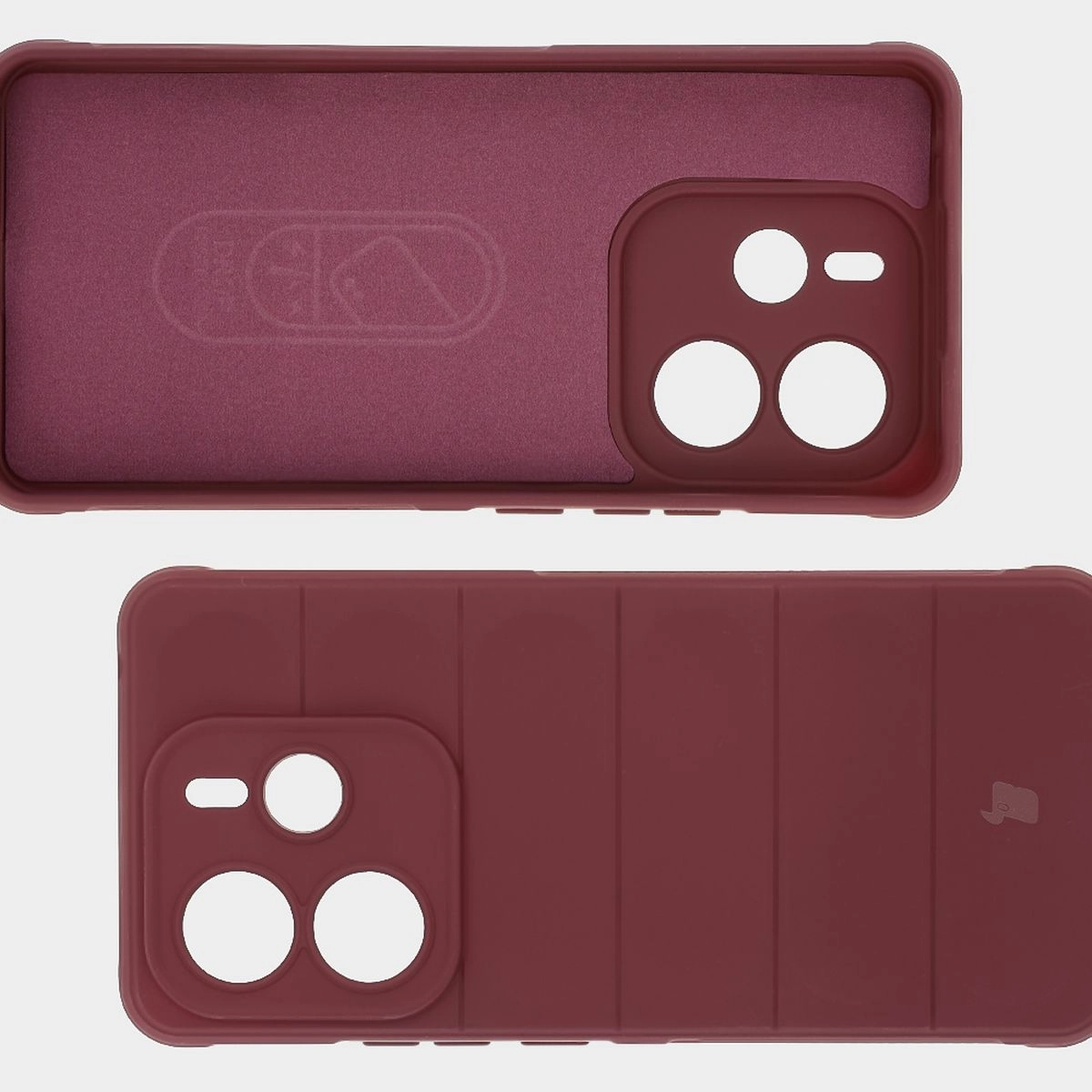 Etui Bizon Tur do Xiaomi Redmi Note 14 5G Ciemnofioletowy