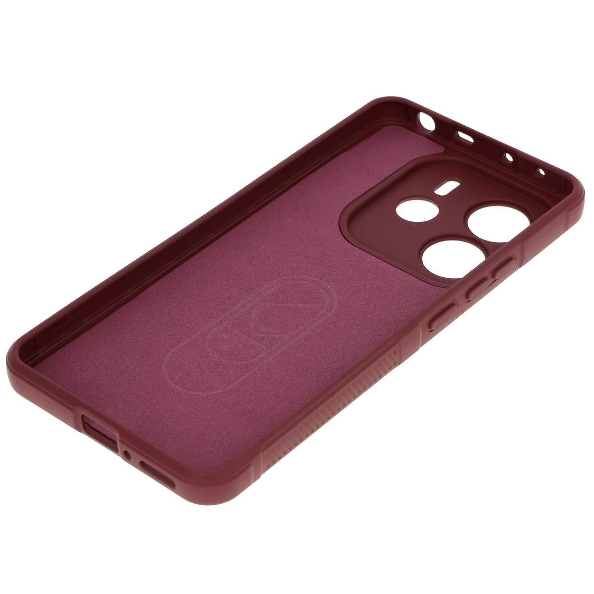 Etui Bizon Tur do Xiaomi Redmi Note 14 5G Ciemnofioletowy