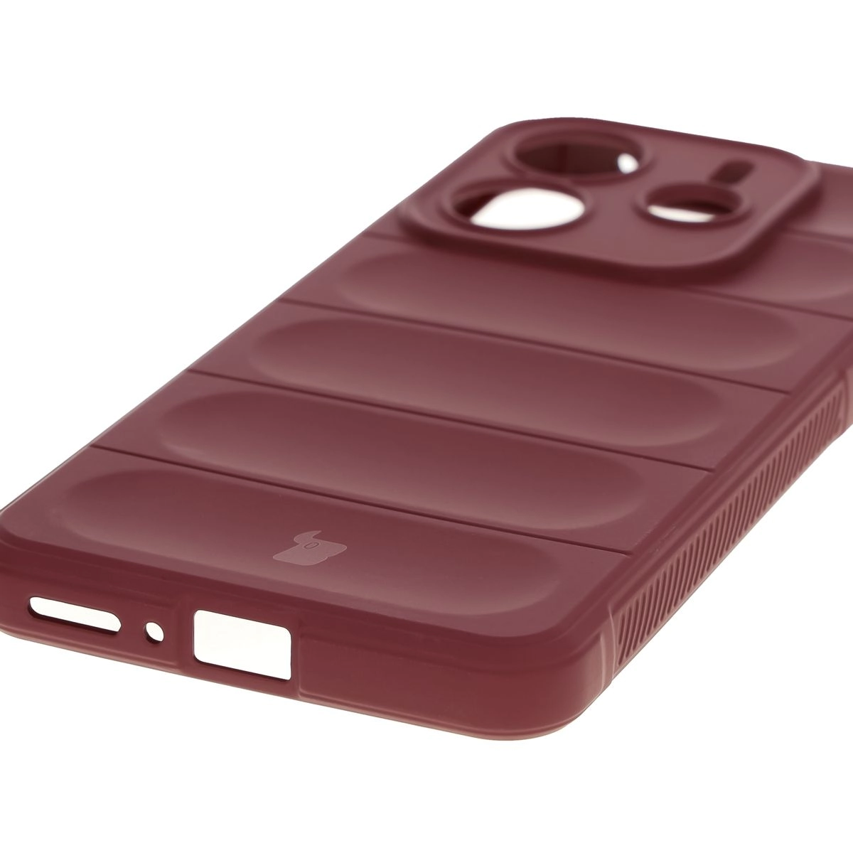 Etui Bizon Tur do Xiaomi Redmi Note 14 5G Ciemnofioletowy