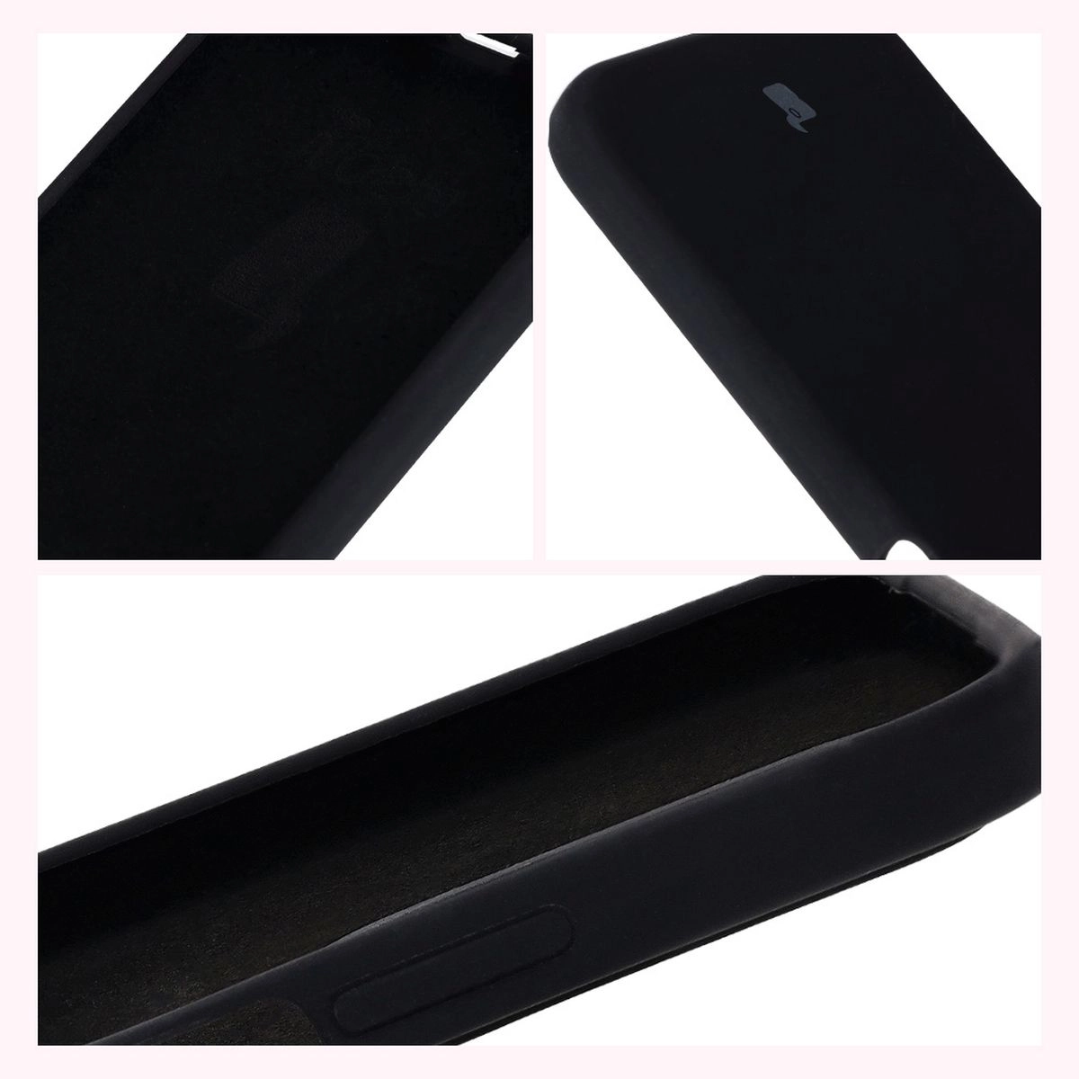 Etui Bizon Silikonowe Soft do Honor 200 Lite Czarny