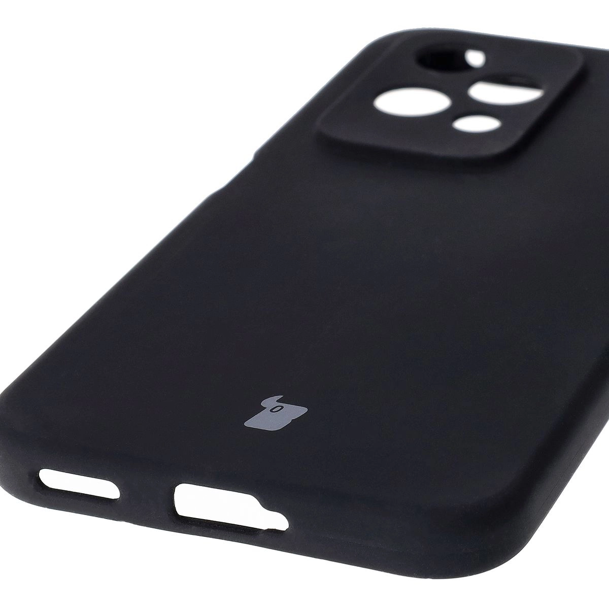 Etui Bizon Silikonowe Soft do Honor 200 Lite Czarny