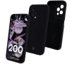 Etui Bizon Silikonowe Soft do Honor 200 Lite Czarny