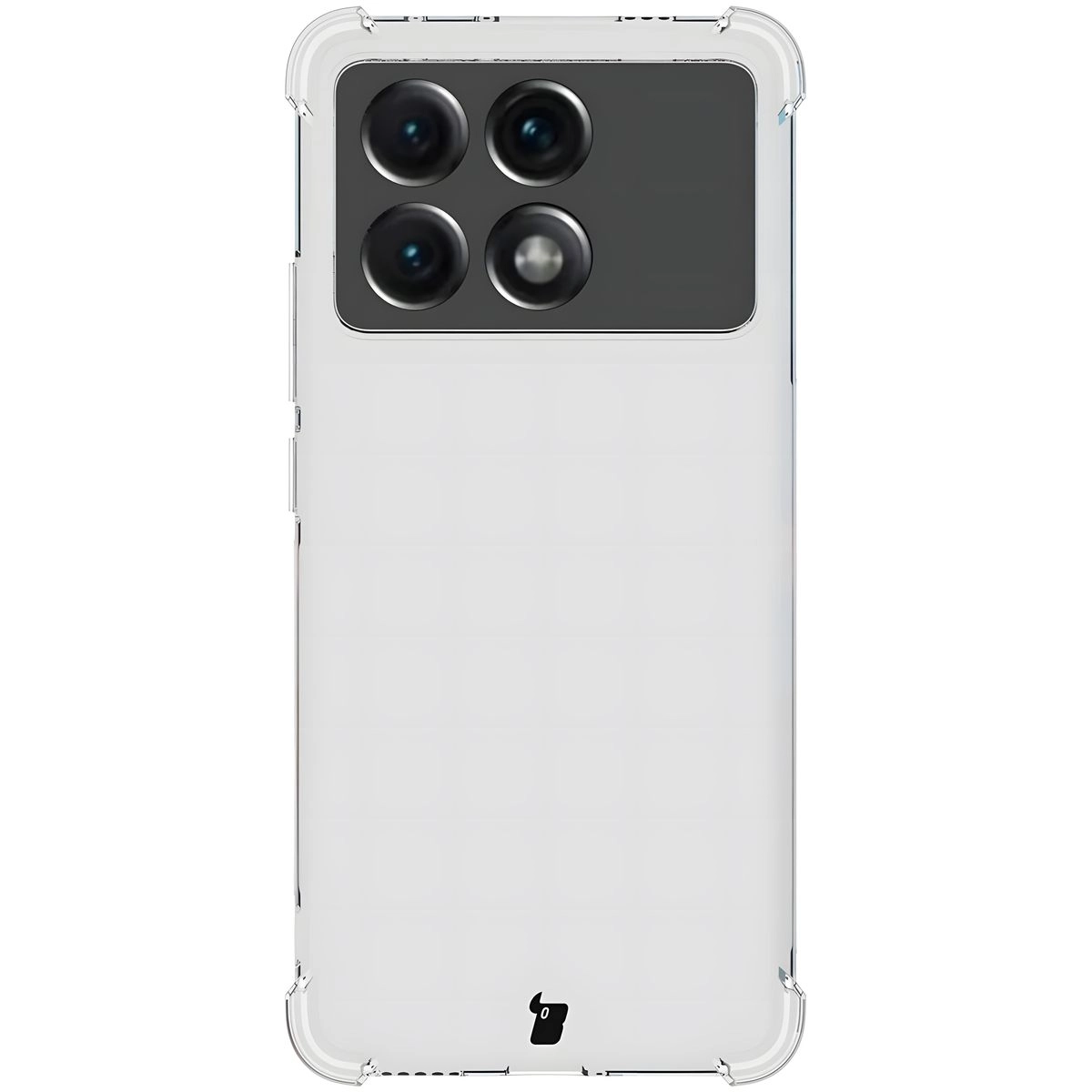 Etui Bizon Elastyczne Salpa do Xiaomi Poco X6 Pro Przezroczysty