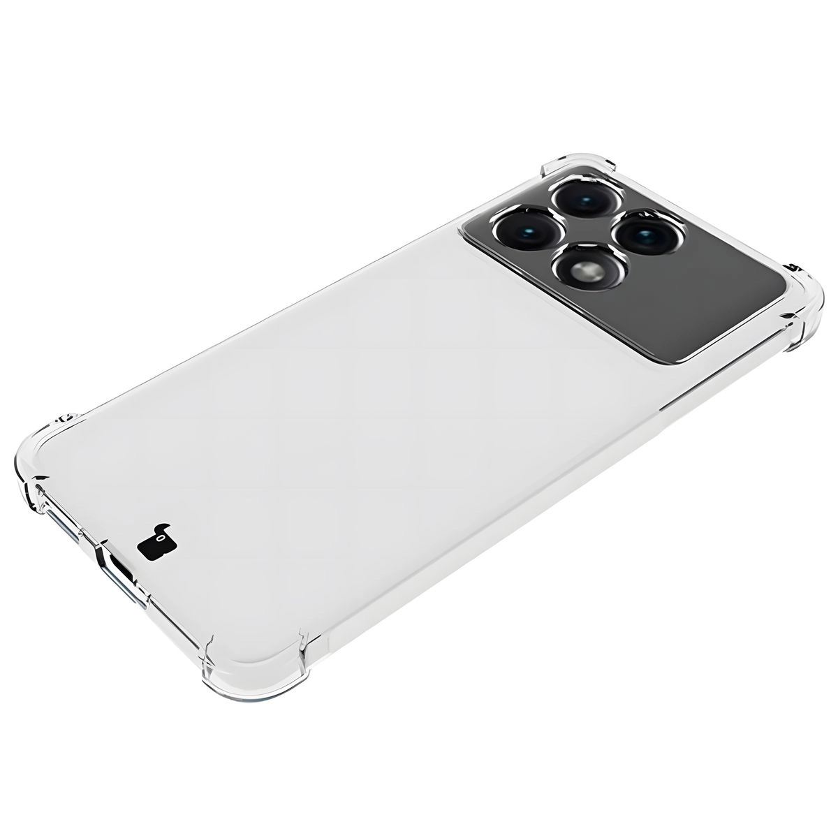 Etui Bizon Elastyczne Salpa do Xiaomi Poco X6 Pro Przezroczysty