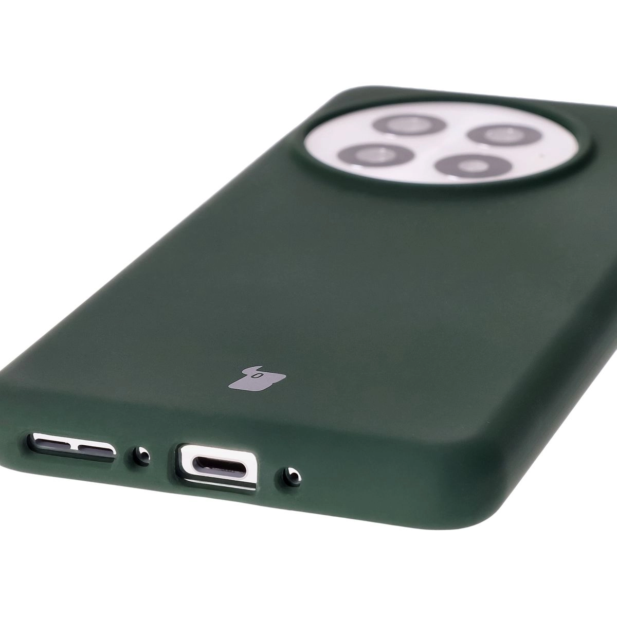 Etui Bizon Silikonowe Soft do OnePlus 13 Ciemnozielony