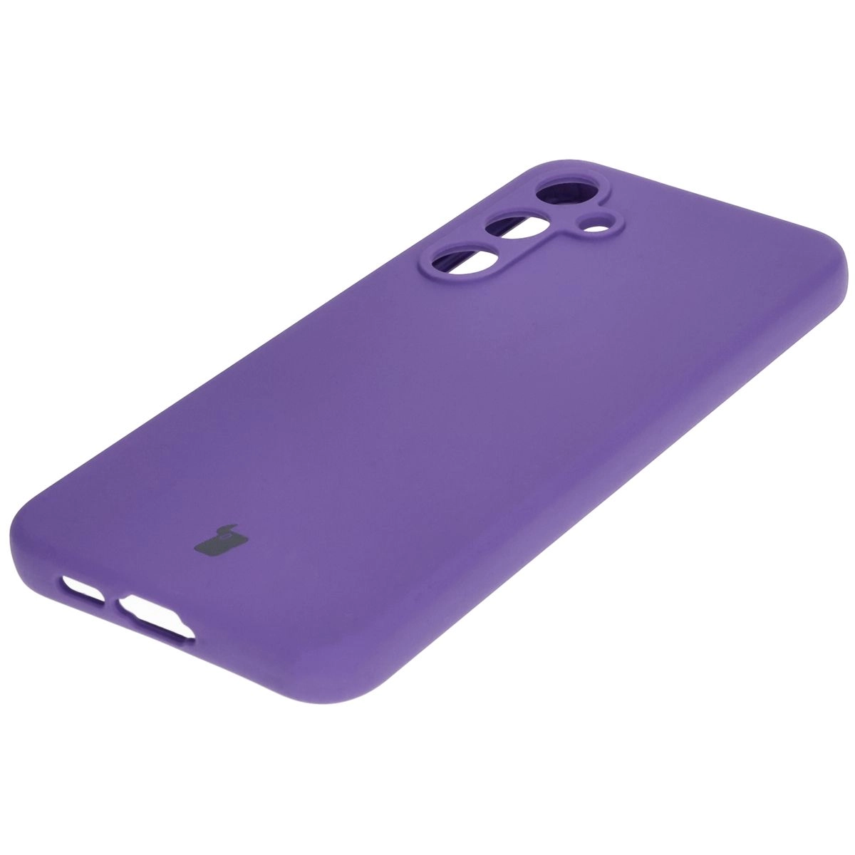 Etui Bizon Silikonowe Soft do Galaxy S24 FE Fioletowy