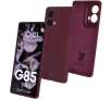 Etui Bizon Silikonowe Soft do Motorola Moto G85 5G Ciemno-fioletowy
