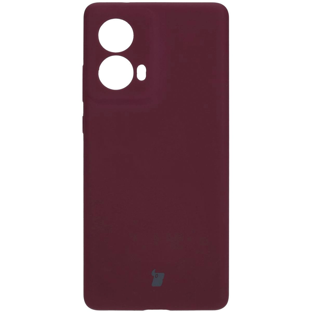 Etui Bizon Silikonowe Soft do Motorola Moto G85 5G Ciemno-fioletowy