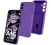 Etui Bizon Silikonowe Soft do Galaxy A16 4G/5G Fioletowy