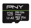 Karta pamięci PNY microSDXC PRO Elite Prime 128GB 200/150 MB/s V30 A2
