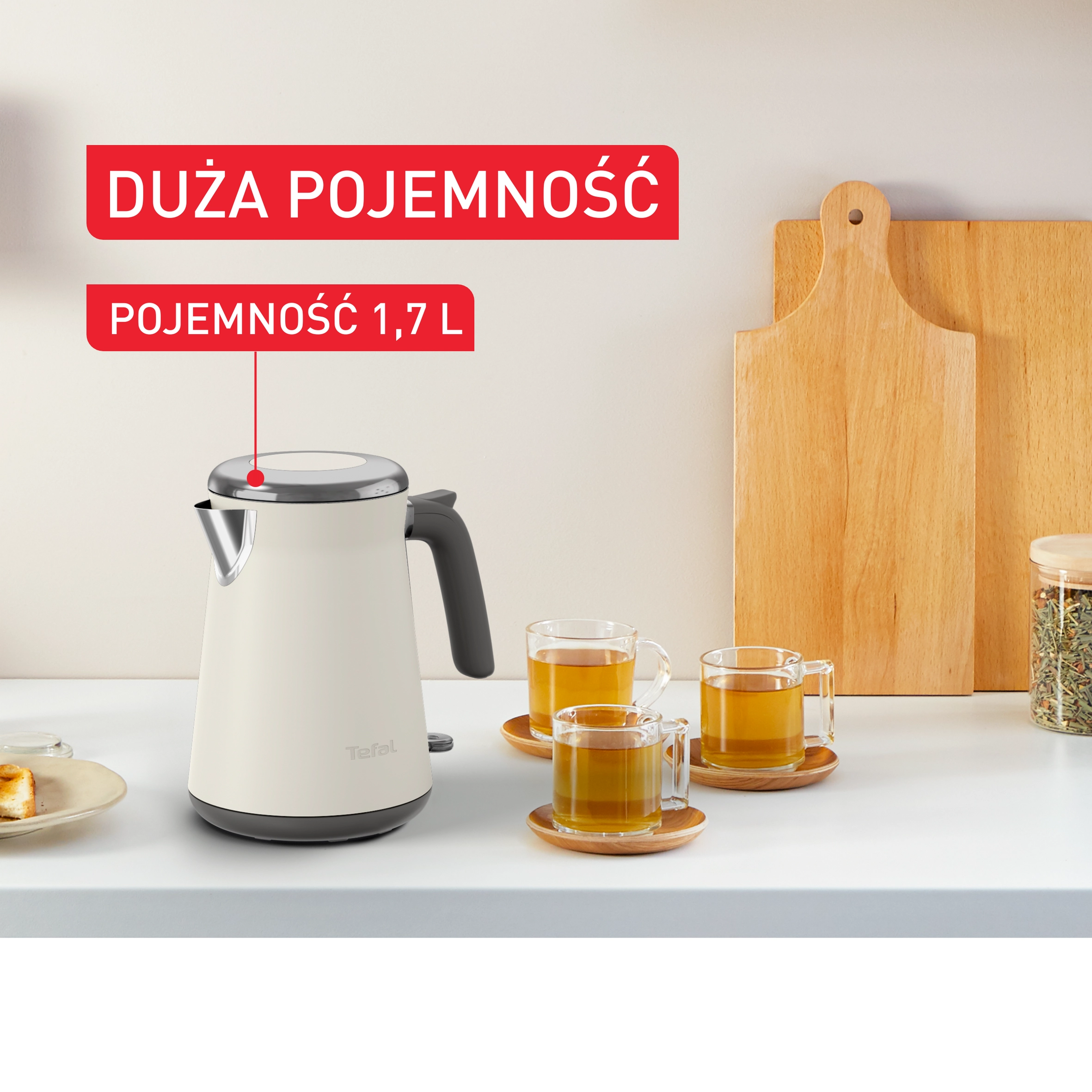Czajnik Tefal Collection KI666A 1,7l 2400W