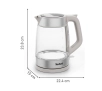 Czajnik Tefal Glass Kettle KI605B30 1,7l 2200W