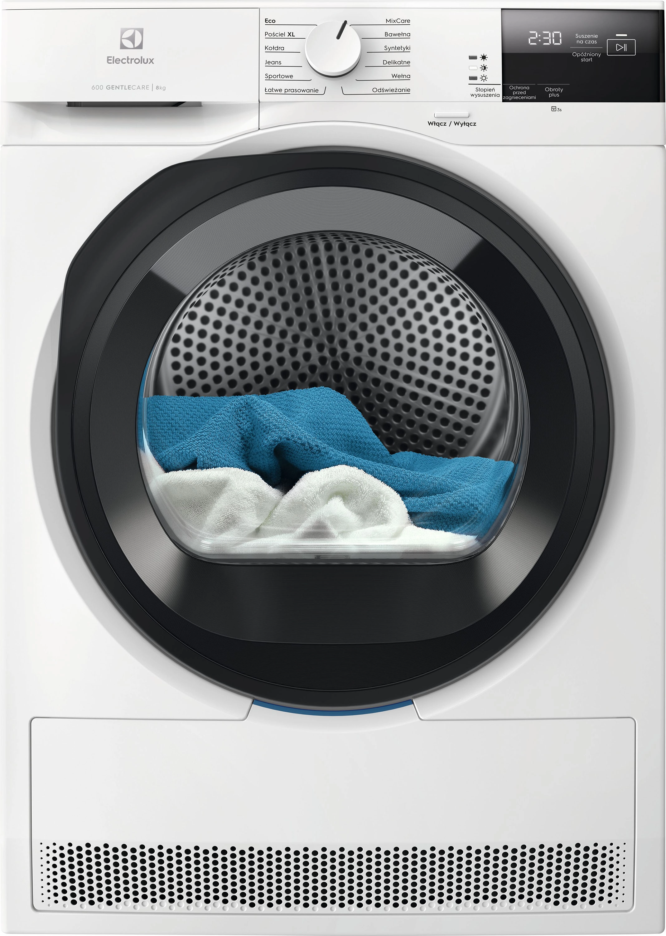 Suszarka Electrolux 600 GentleCare EW6DEU285YP 63,8cm 8kg