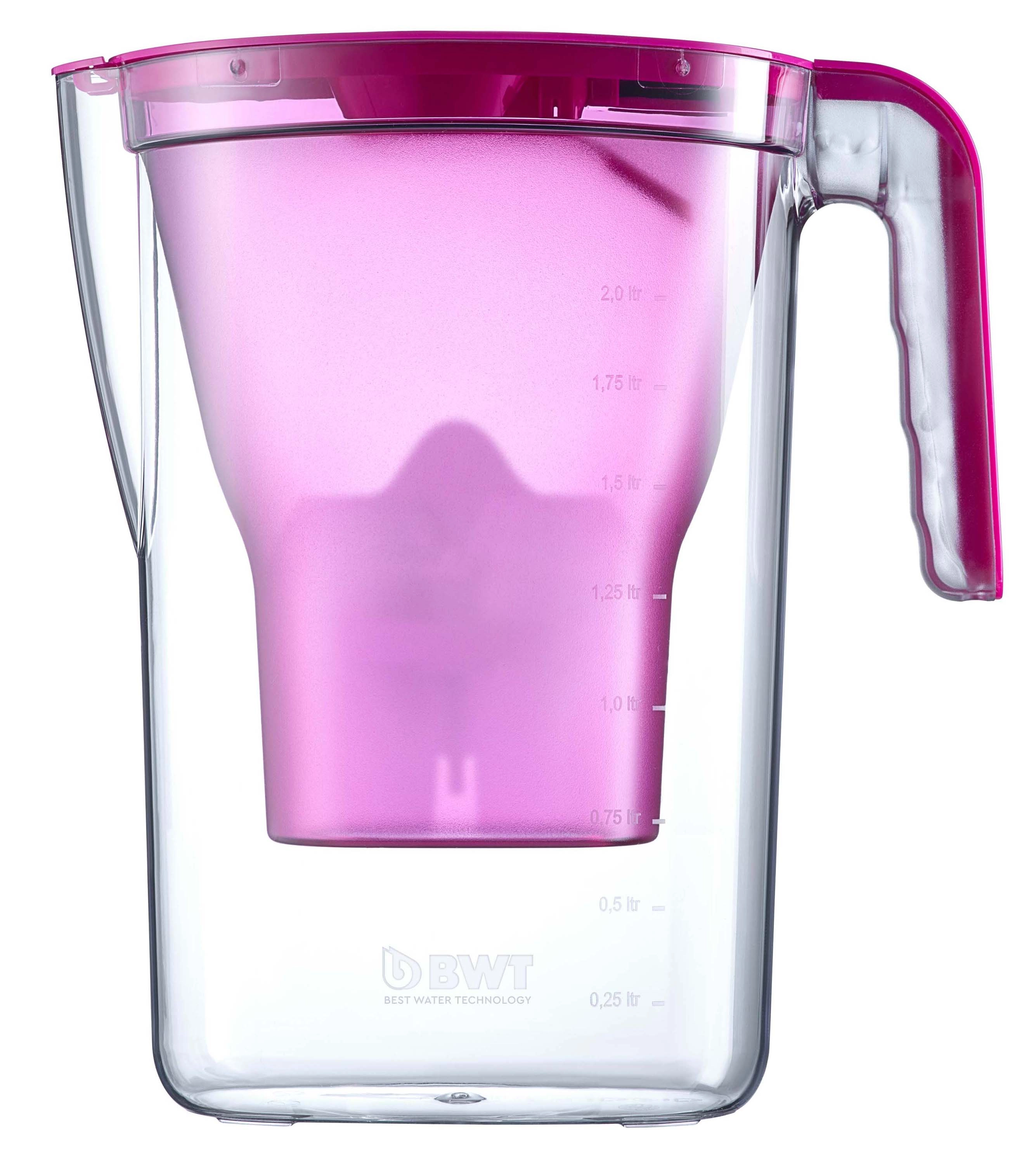 Dzbanek filtrujący BWT Vida 2,6l 3 wkłady Różowy