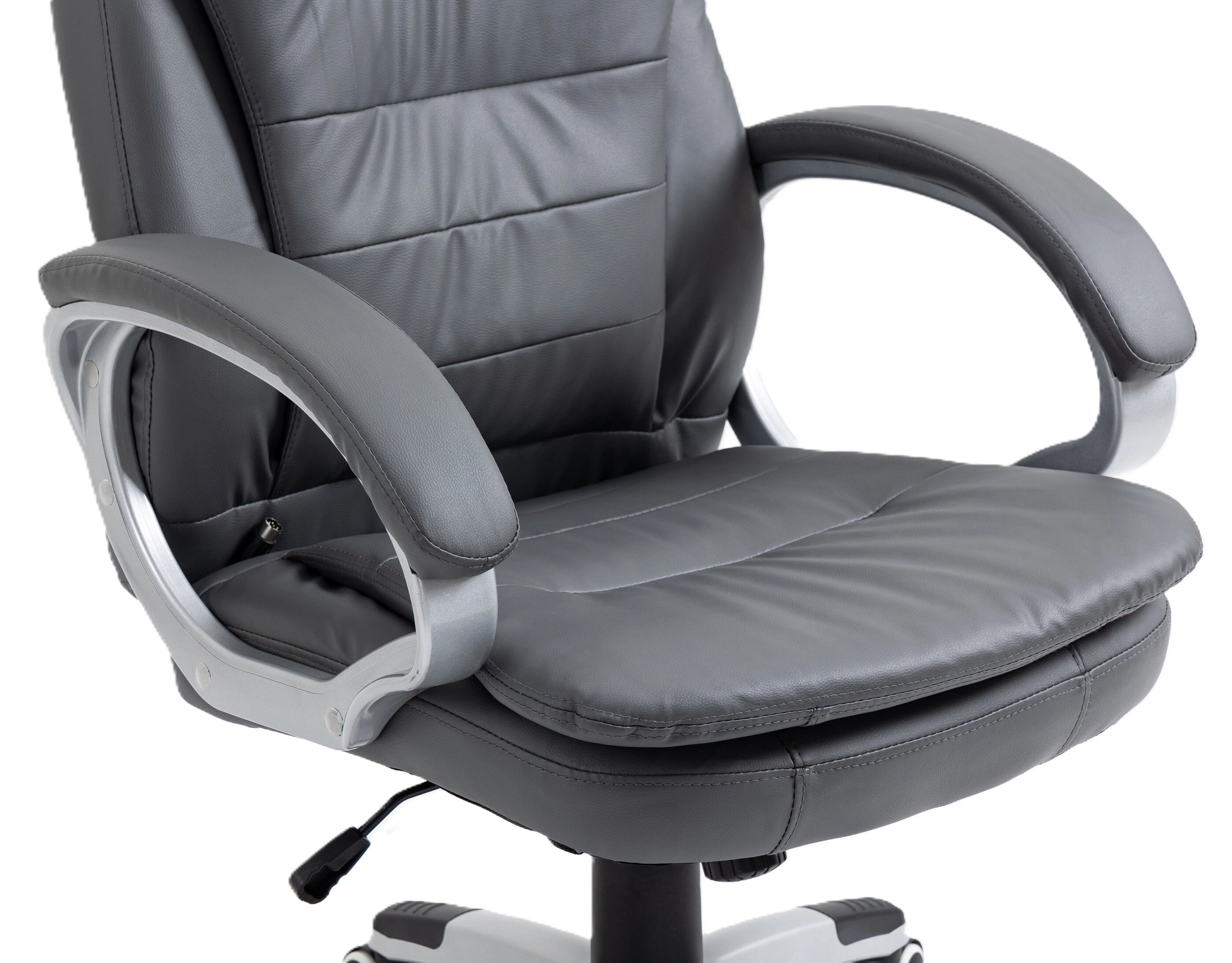 Fotel ActiveJet YK7304 Biurowy do 120kg Skóra ECO Szary