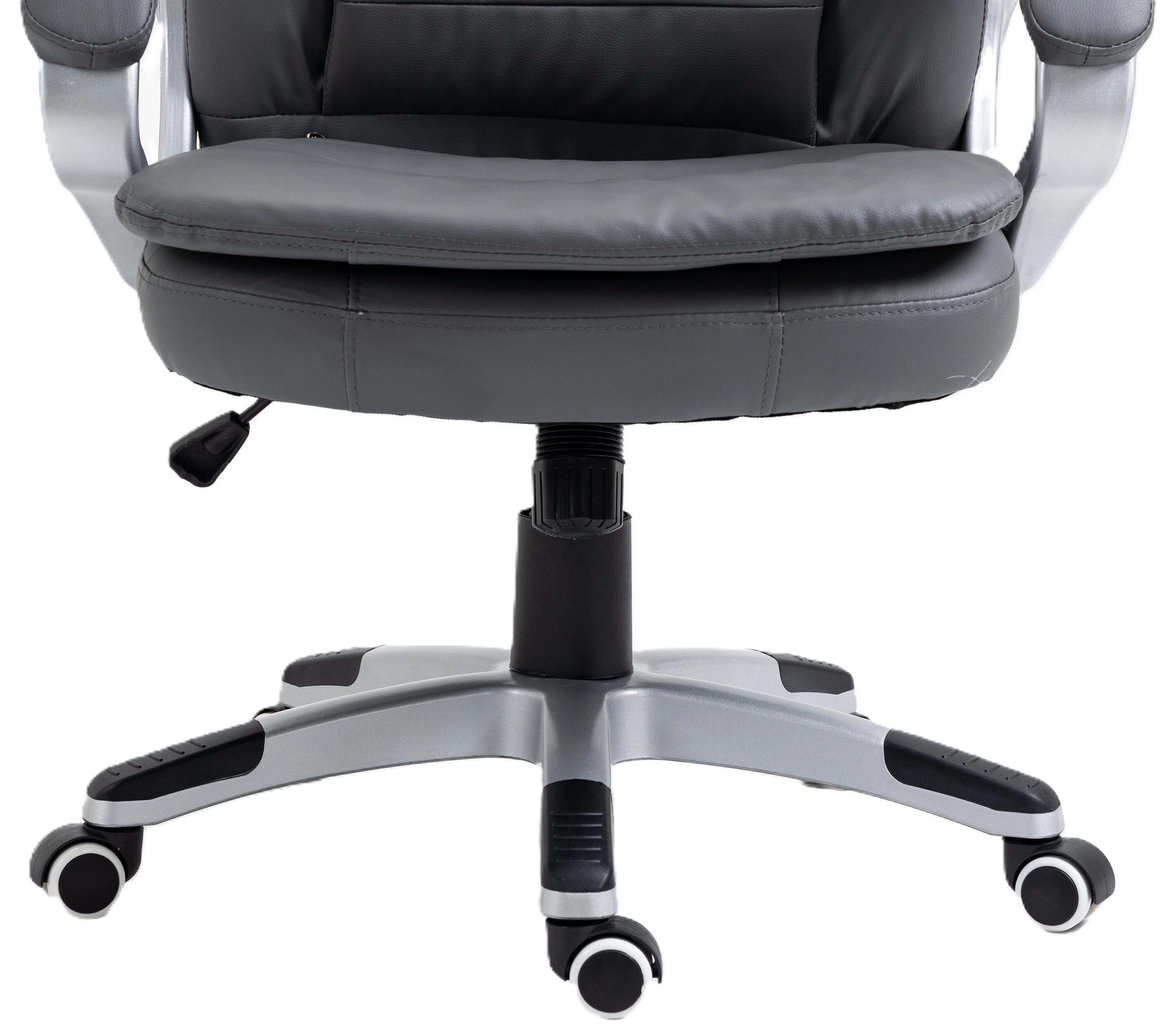 Fotel ActiveJet YK7304 Biurowy do 120kg Skóra ECO Szary