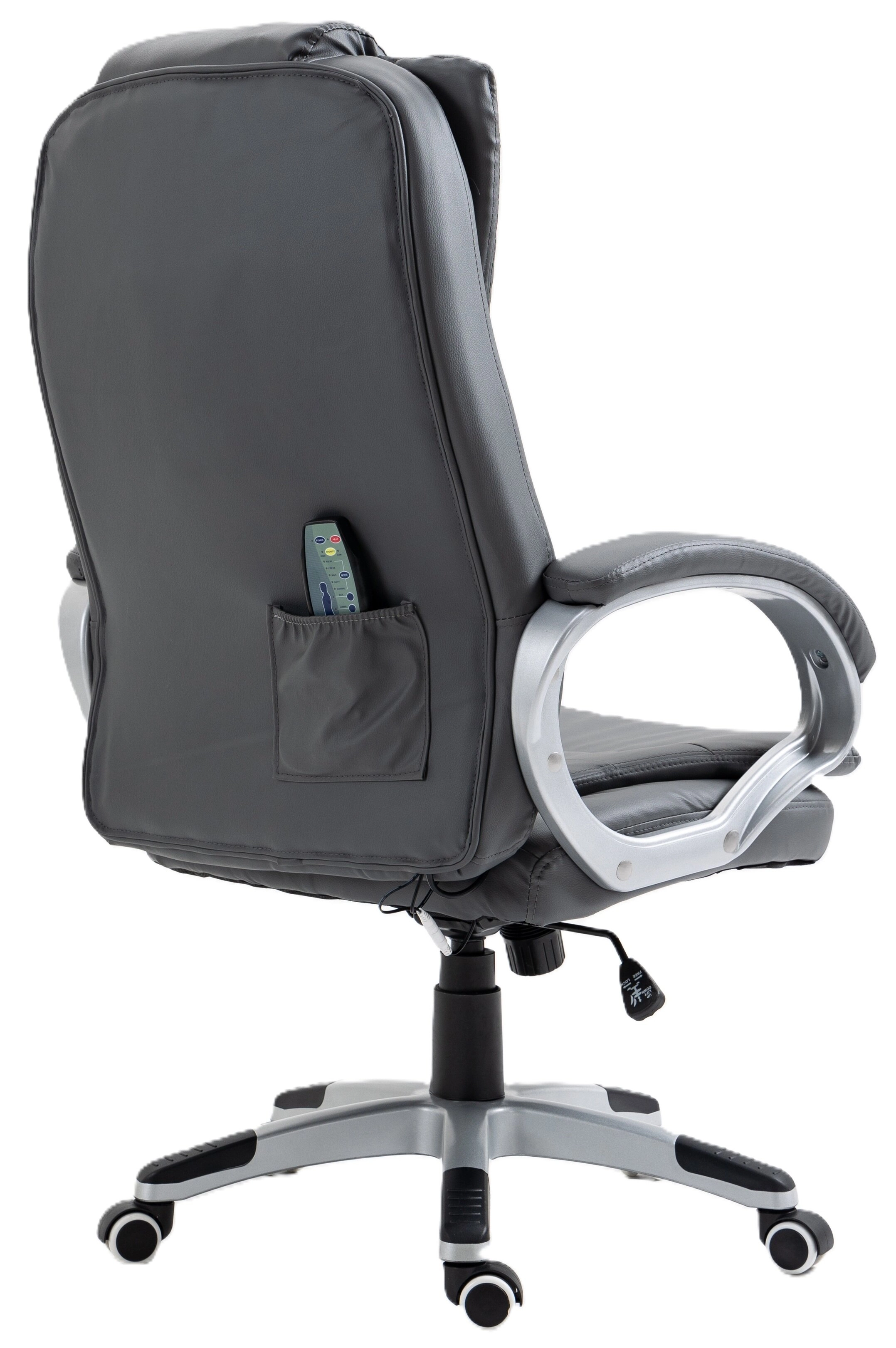 Fotel ActiveJet YK7304 Biurowy do 120kg Skóra ECO Szary