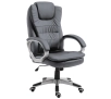 Fotel ActiveJet YK7304 Biurowy do 120kg Skóra ECO Szary