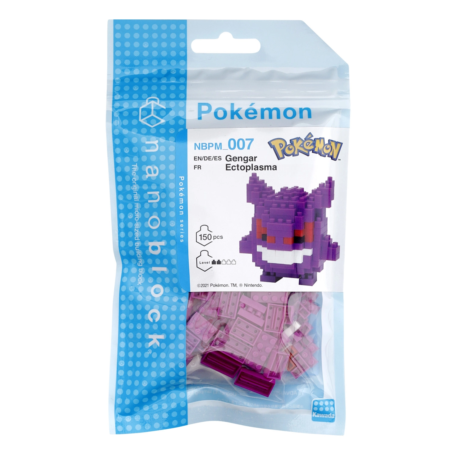 BANDAI Nanoblock Suicune - Modello 3D Da Costruire, Kit Di Mattoncini Miniaturizzati Per Adulti E Bambini 12+