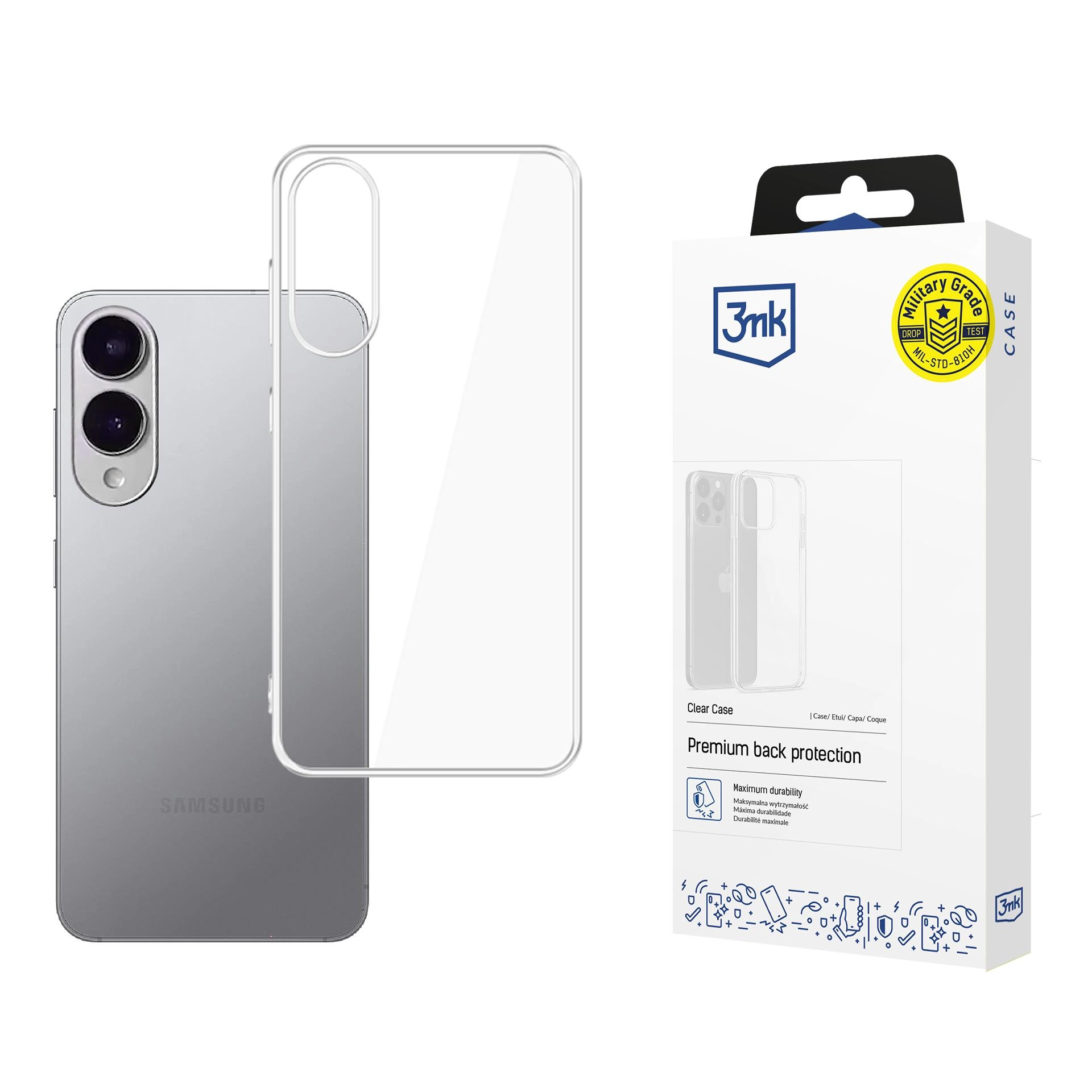 Etui 3mk Clear Case do Samsung Galaxy S25 Edge Przezroczysty
