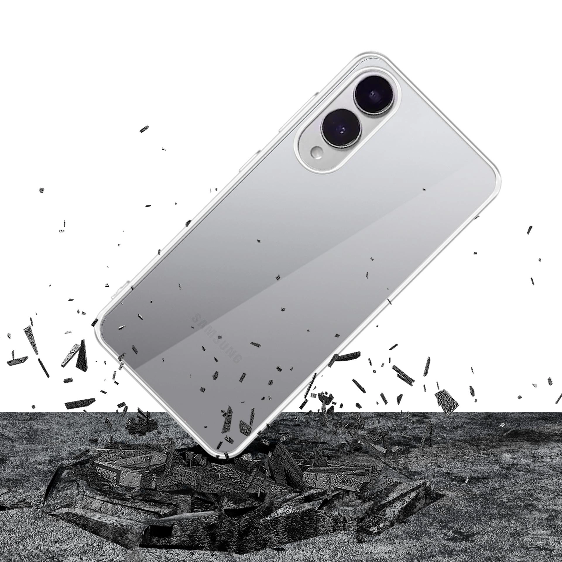 Etui 3mk Clear Case do Samsung Galaxy S25 Edge Przezroczysty