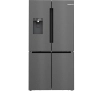 Lodówka Bosch Serie 6 KFI96AXEA Pełny No Frost 183cm Kostkarka Zdalne sterowanie Czarna stal szczotkowana