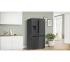Lodówka Bosch Serie 6 KFI96AXEA Pełny No Frost 183cm Kostkarka Zdalne sterowanie Czarna stal szczotkowana