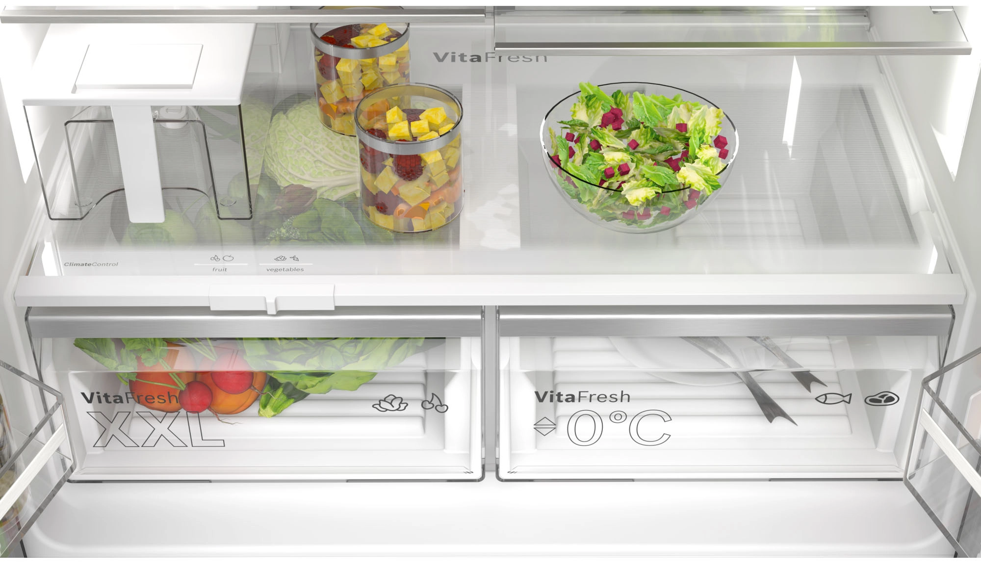 Lodówka Bosch Serie 6 KFI96AXEA Pełny No Frost 183cm Kostkarka Zdalne sterowanie Czarna stal szczotkowana