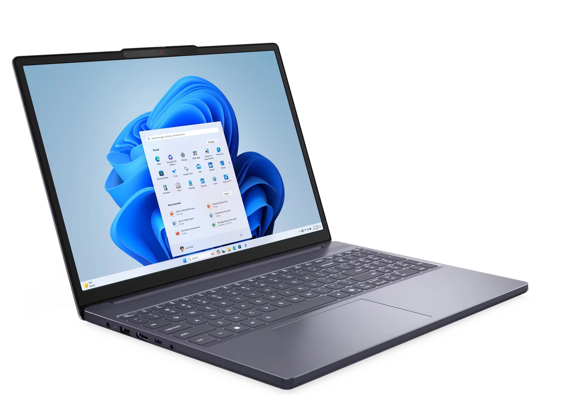 Laptop Lenovo IdeaPad Slim 3 15ARP10 15,3" R5 7533HS 24GB RAM 512GB Dysk SSD Win11 Szary