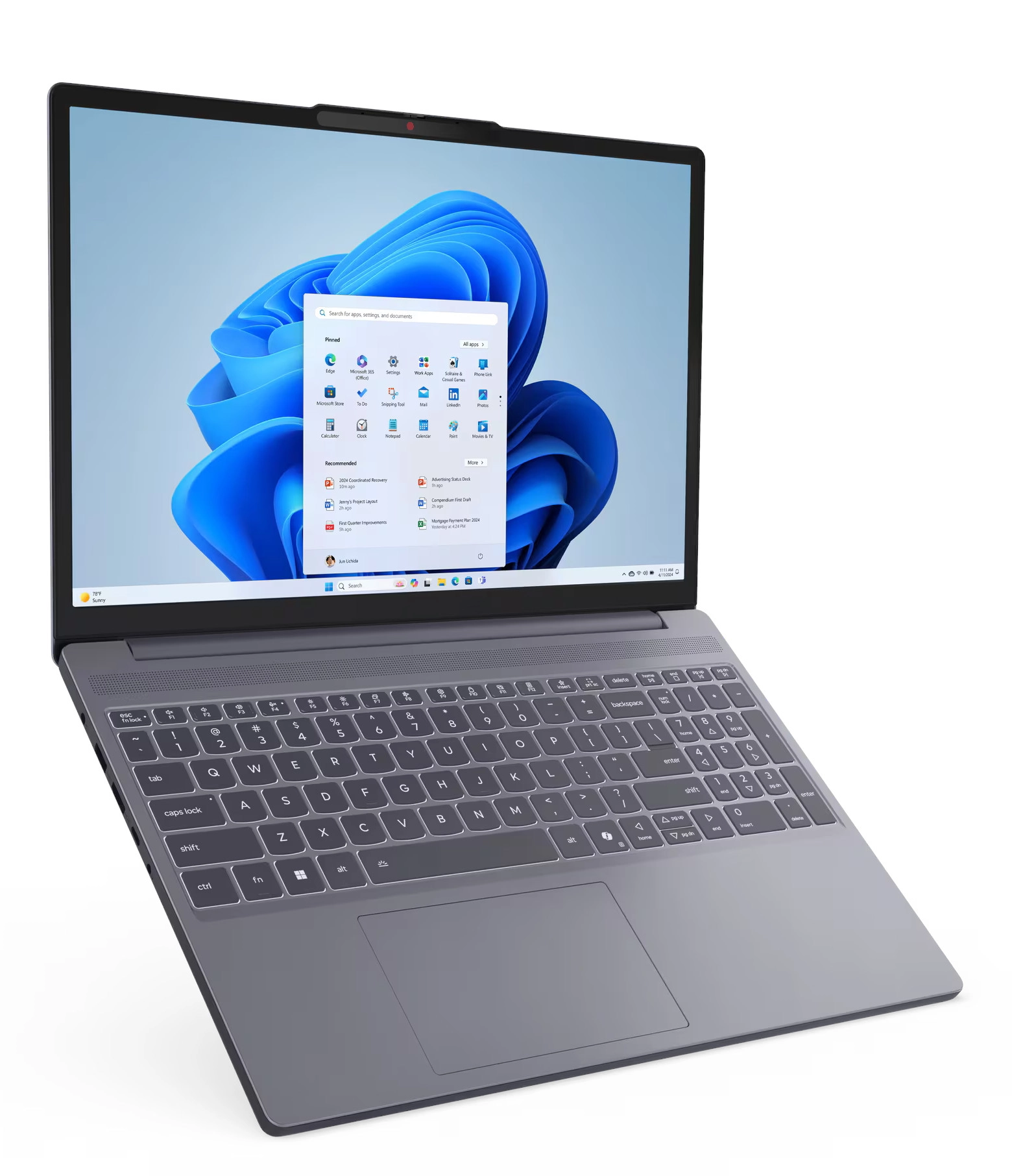 Laptop Lenovo IdeaPad Slim 3 15ARP10 15,3" R5 7533HS 24GB RAM 512GB Dysk SSD Win11 Szary