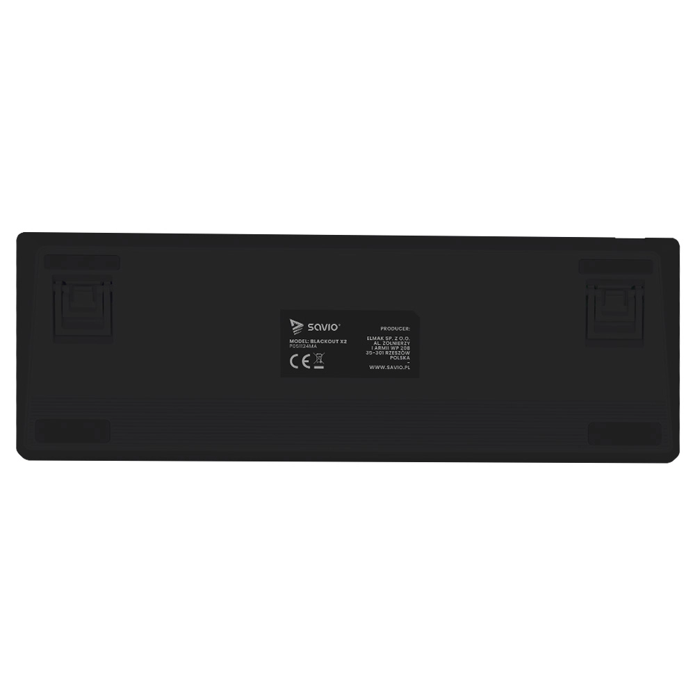 Klawiatura mechaniczna Savio Blackout X2 Outemu Brown Hot Swap Czarny