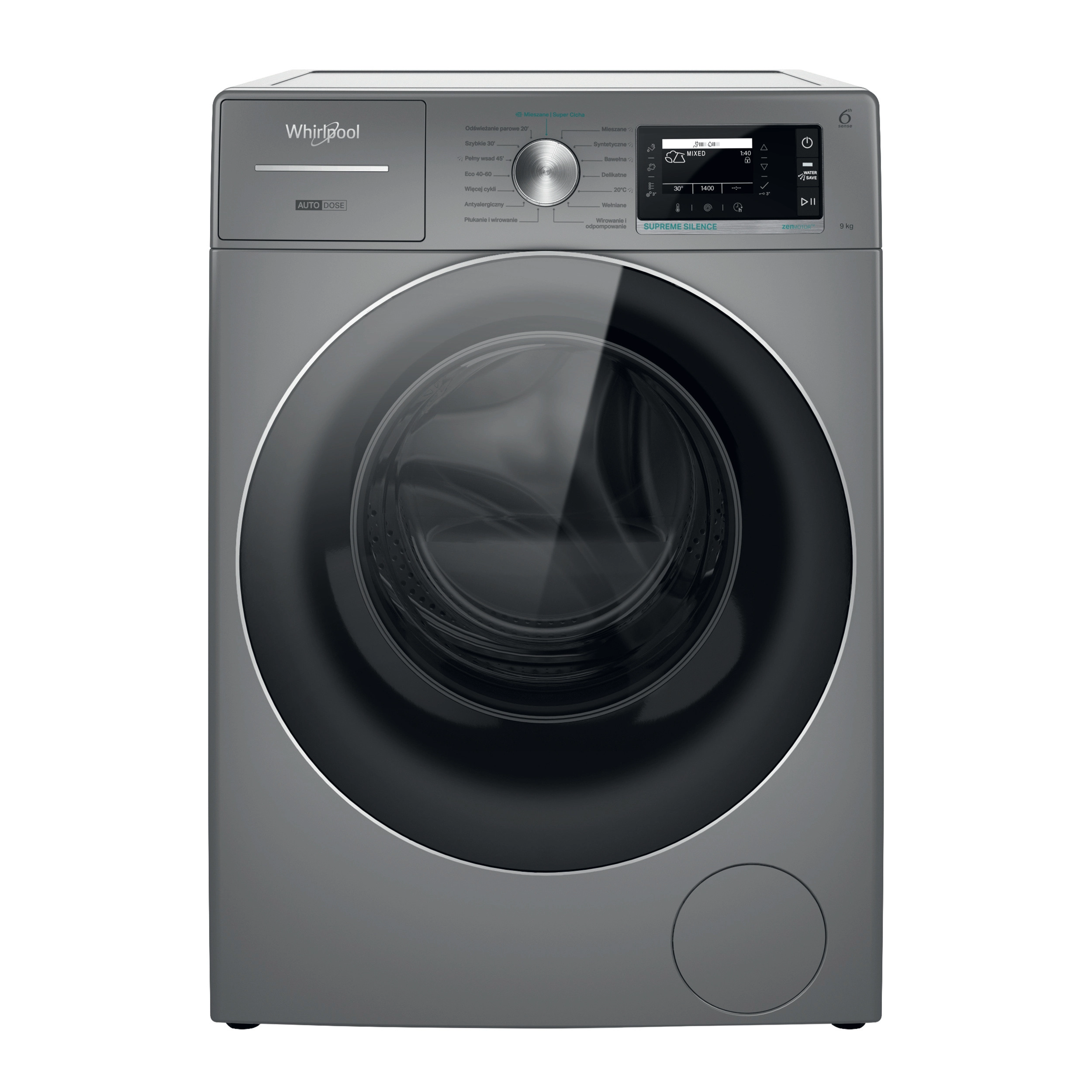 Whirlpool AutoDose W8 99ADS Supreme Silence 9kg 1400obr/min