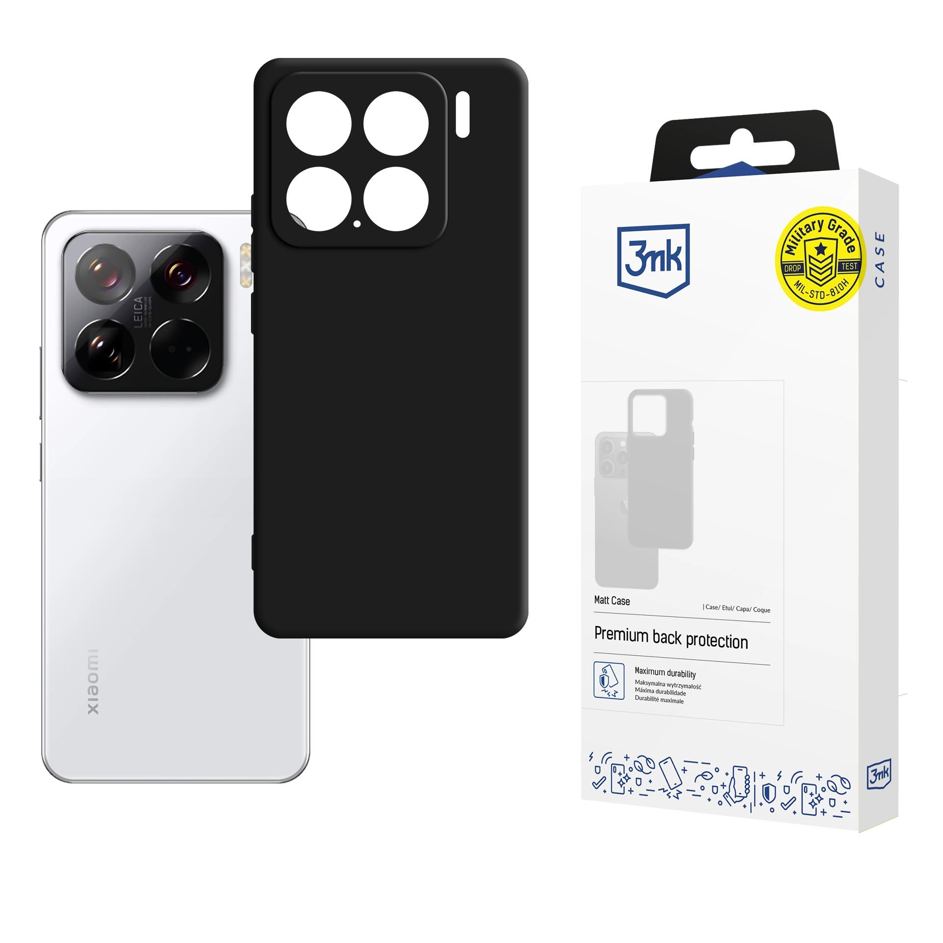 Etui 3mk Matt Case do Xiaomi 15 Czarny