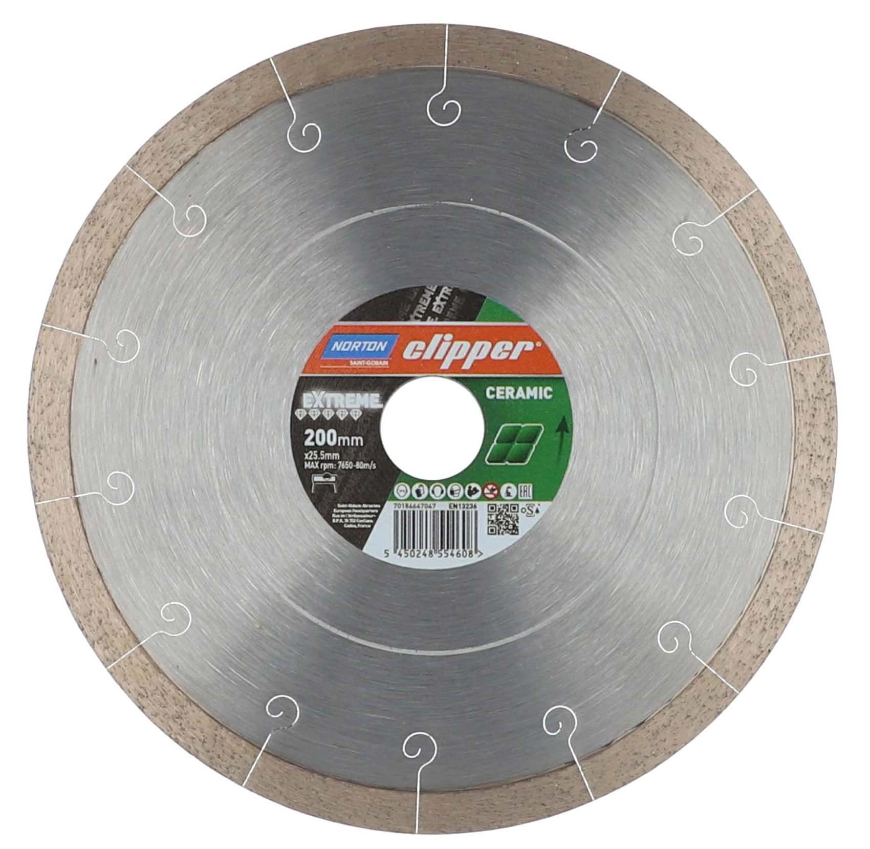 Tarcza diamentowa Norton Clipper Extreme Ceramic Silencio 200mm