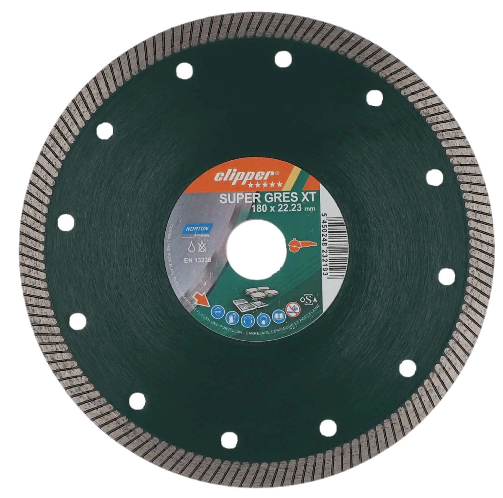 Tarcza diamentowa Norton Clipper Extreme Ceramic Turbo 180mm