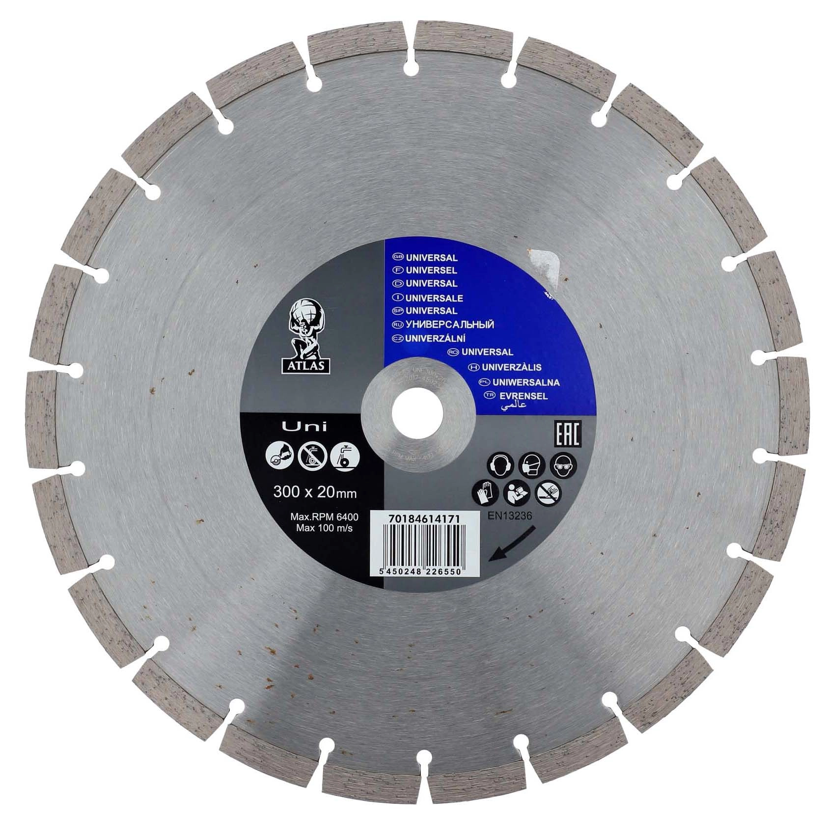 Tarcza diamentowa Atlas do betonu 300mm