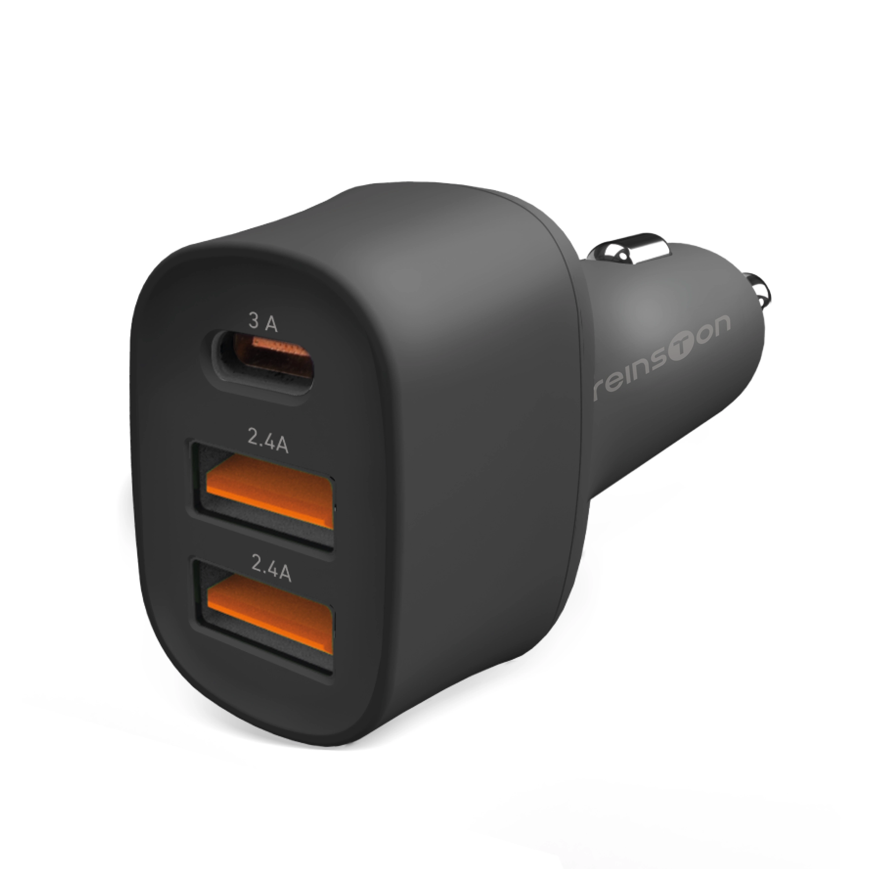 Ładowarka samochodowa Reinston ELSA35AAC USB-C,  2xUSB-A 35W