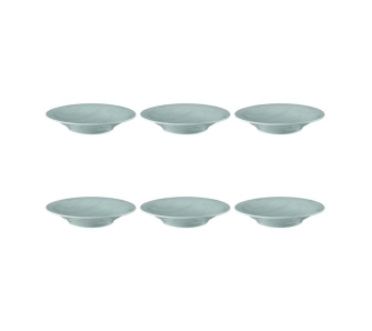 Zestaw talerzy Seltmann Beat Color Glaze 6 elementów 22,5cm Niebieski