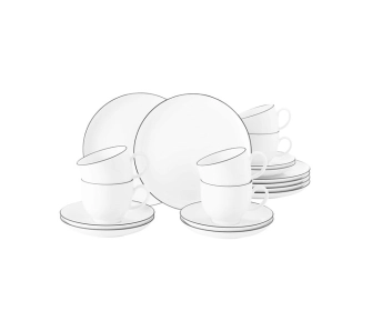 Zestaw do kawy Seltmann Lido Black Line 18 elementów